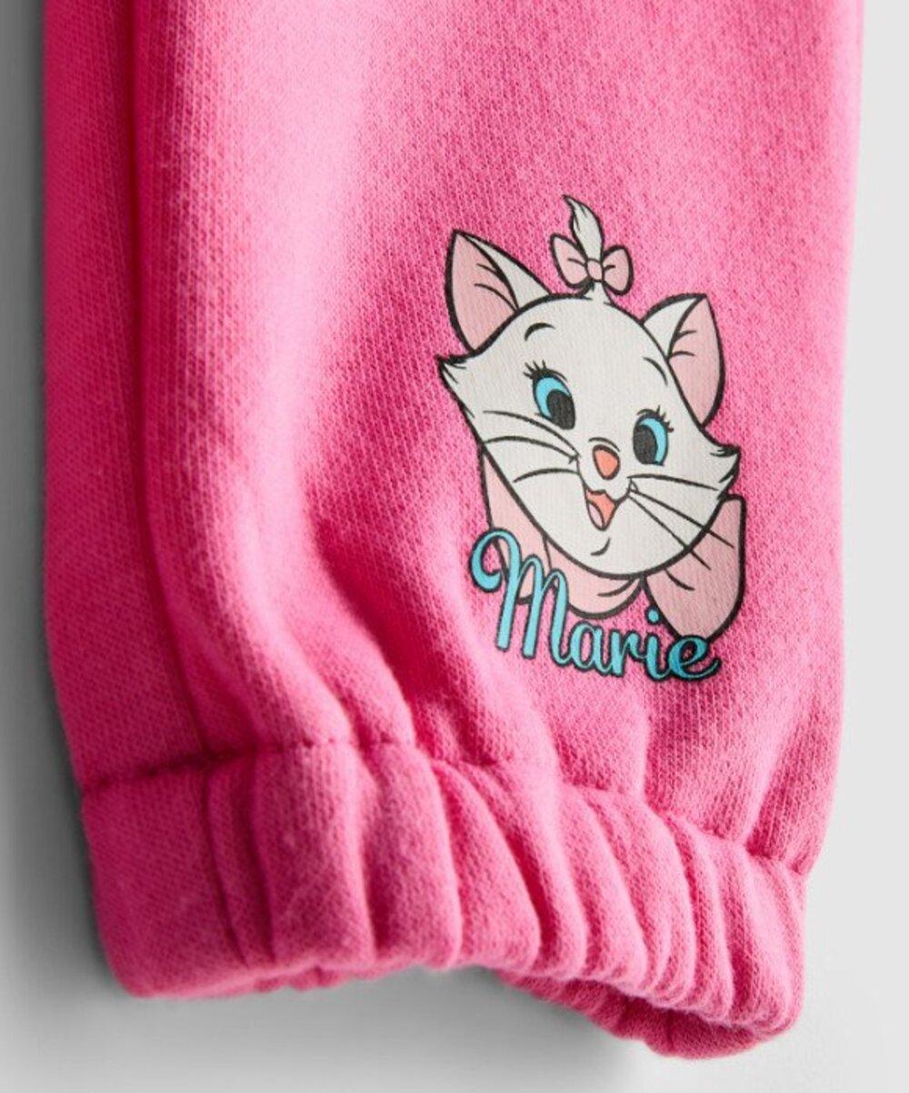 Disney Marie Sweatshirt & Joggers Pink Primark 12-18 Months NEW - Picture 3 of 10